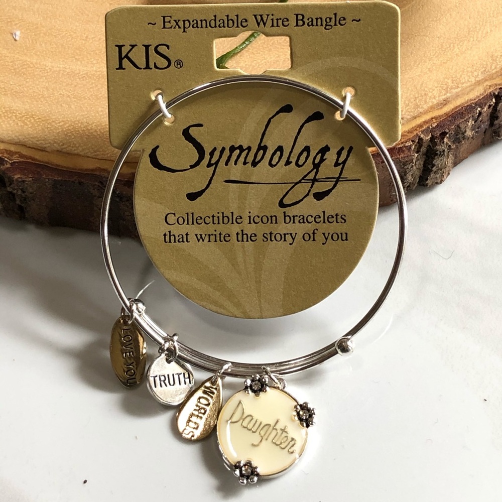 Daughter Bracelet- Wire Bangle